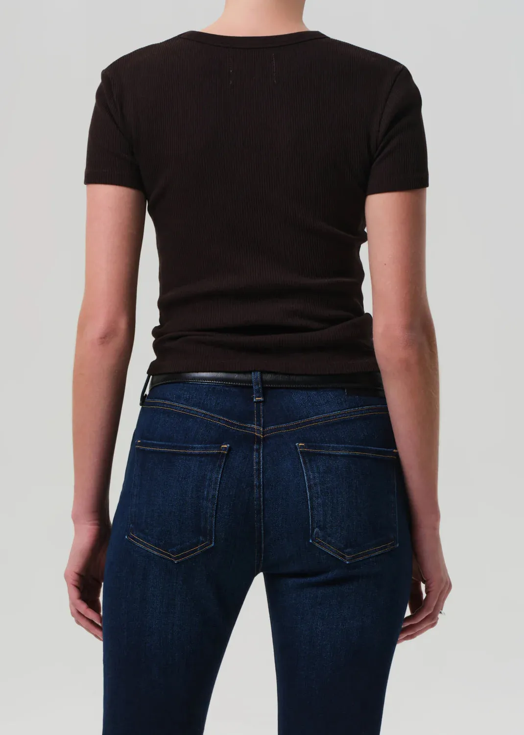 Citizens of Humanity - Maude U Neck Tee - Chocolate sold by Jessie Boutique product image thumbnail 2