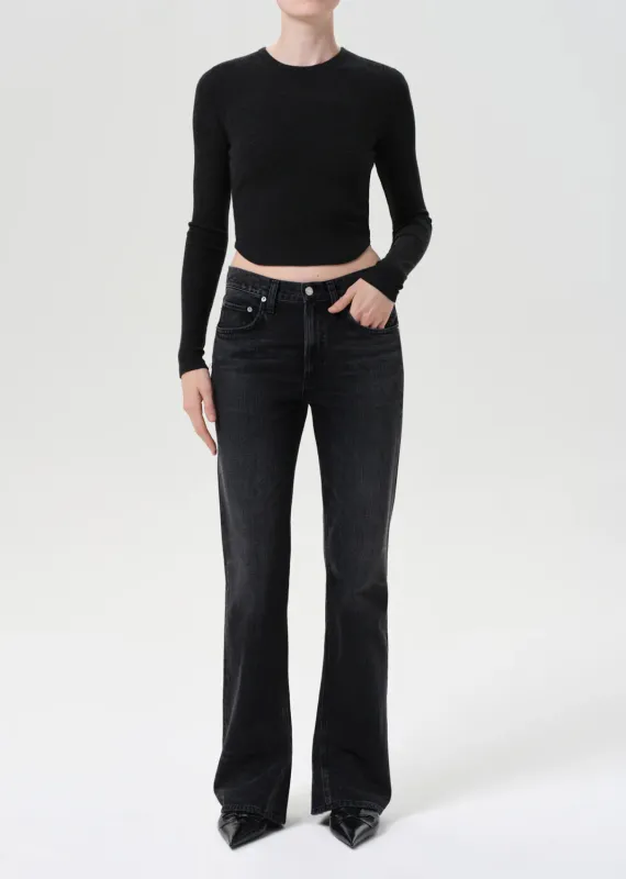 Agolde - Mid Rise Kick Boot - Obscure sold by Jessie Boutique