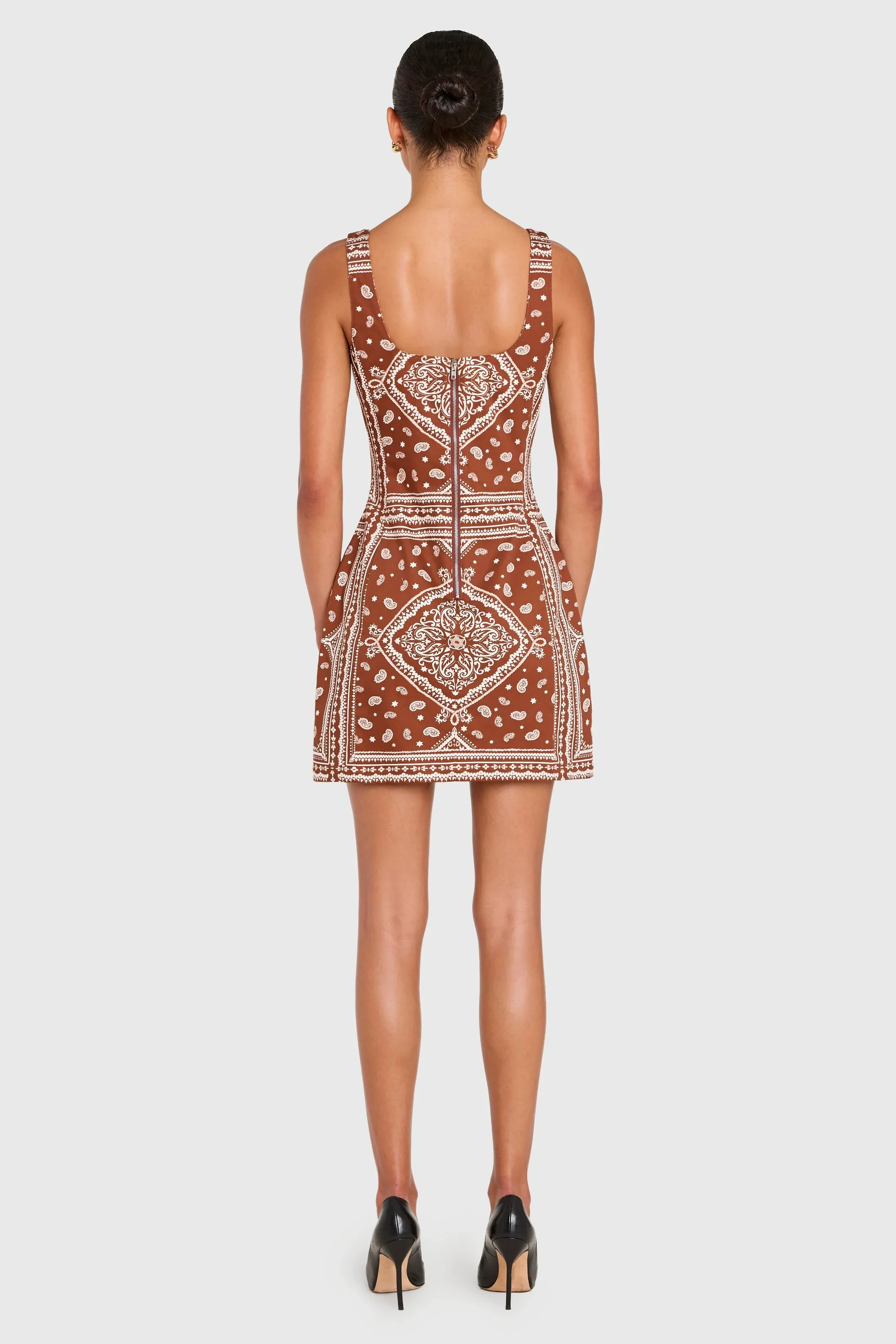 Amanda Uprichard - Augustine Dress - Montana Print sold by Jessie Boutique product image thumbnail 2