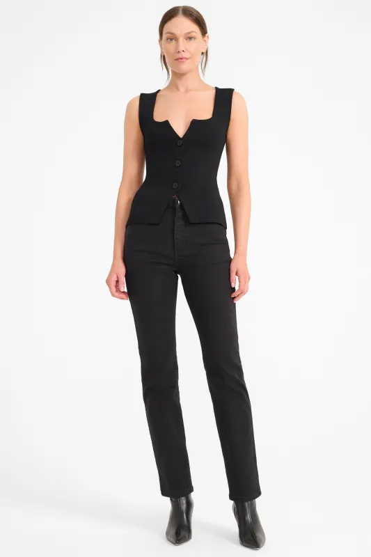 Staud - Marissa Top - Black sold by Jessie Boutique