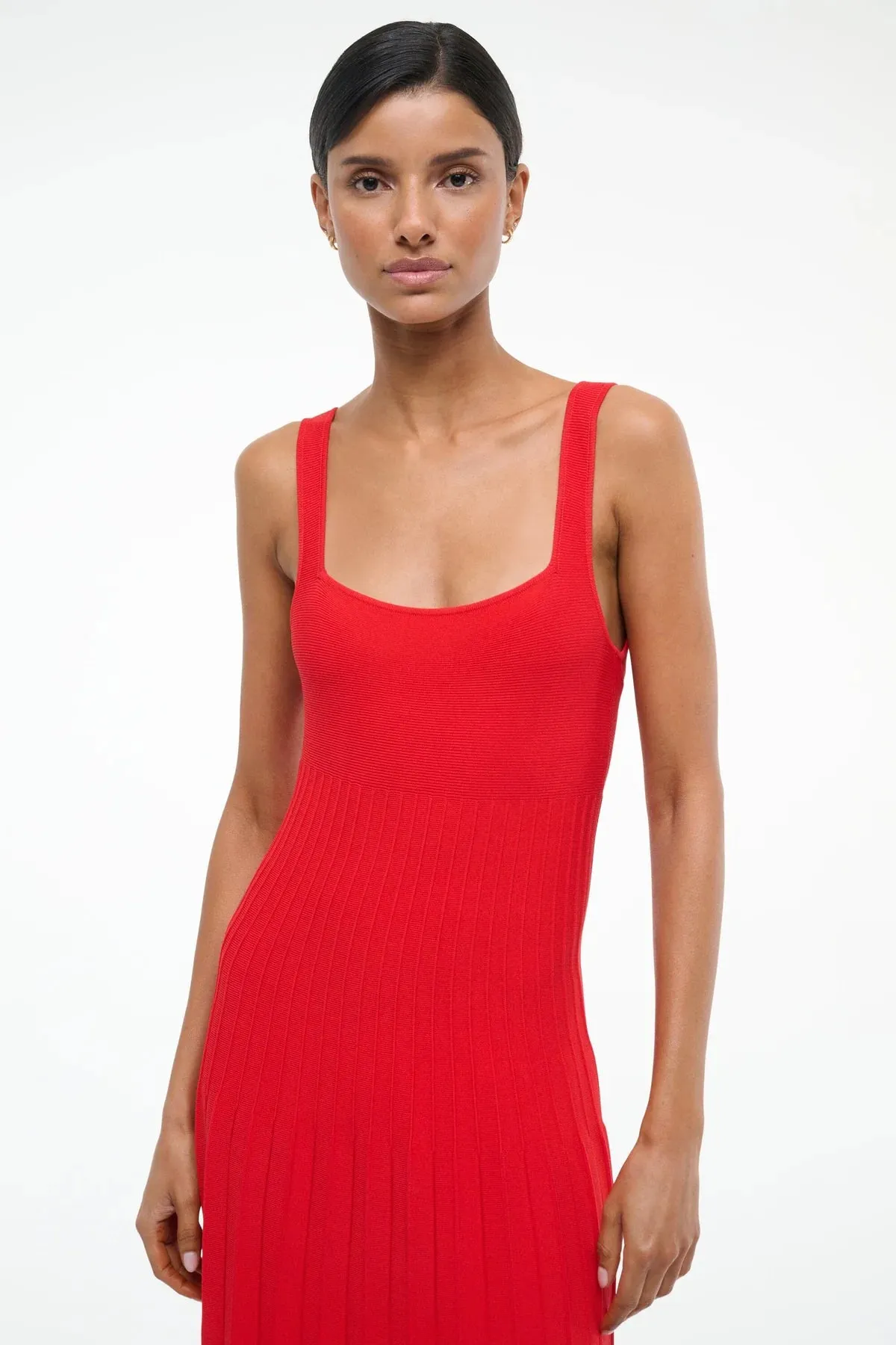 Staud - Ellison Dress - Red Rose sold by Jessie Boutique product image thumbnail 3