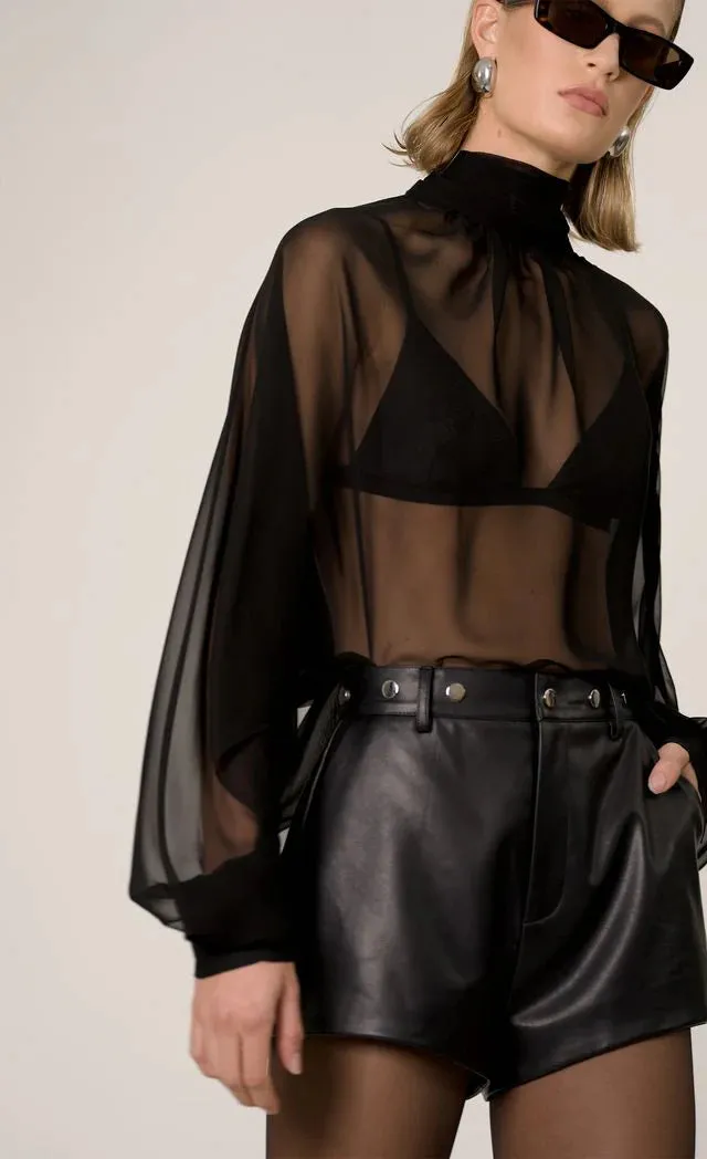 Nonchalant - Lilith Blouse - Black sold by Jessie Boutique