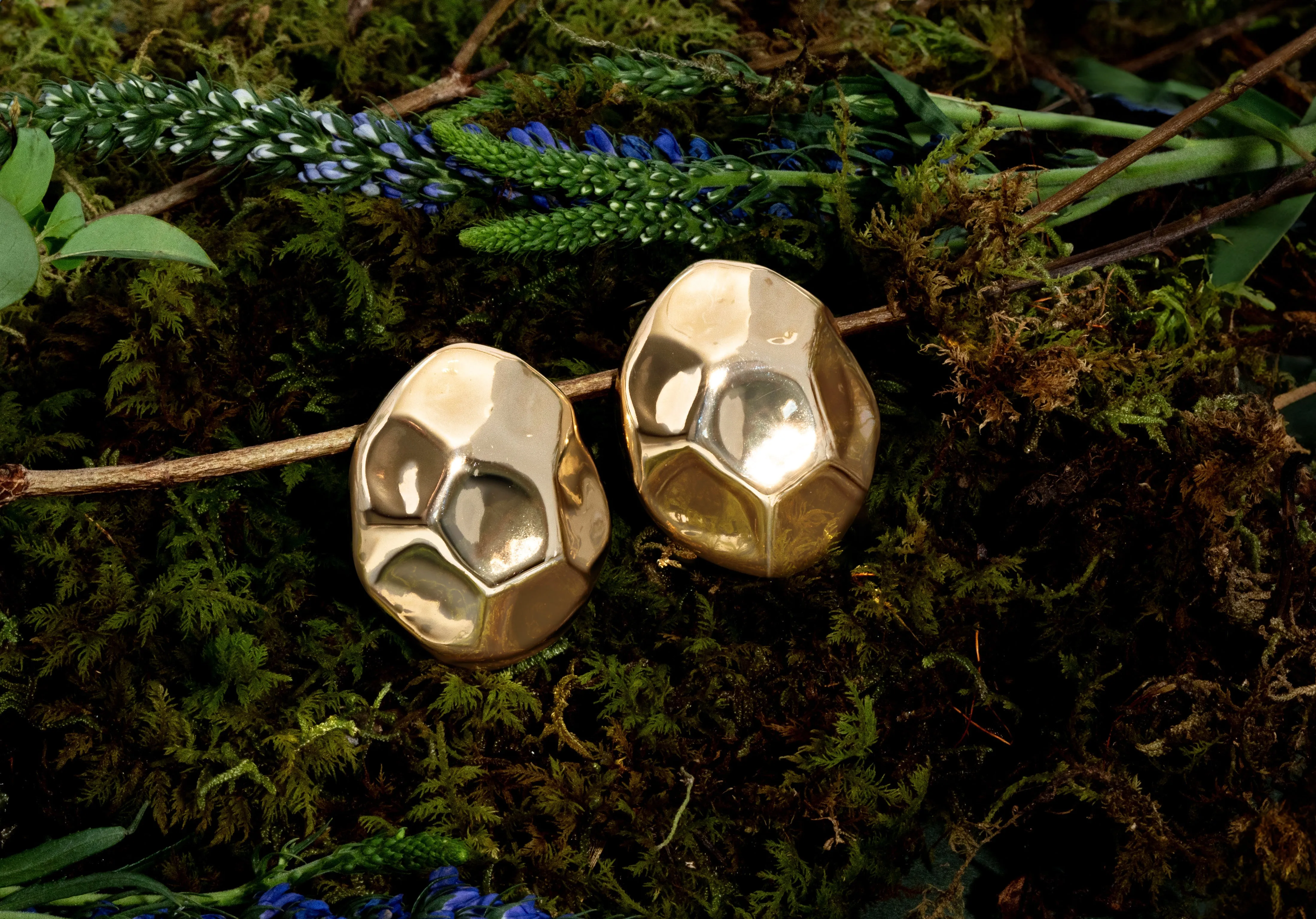 Denise Pacini - Mayara Gold Earrings sold by Jessie Boutique product image thumbnail 3