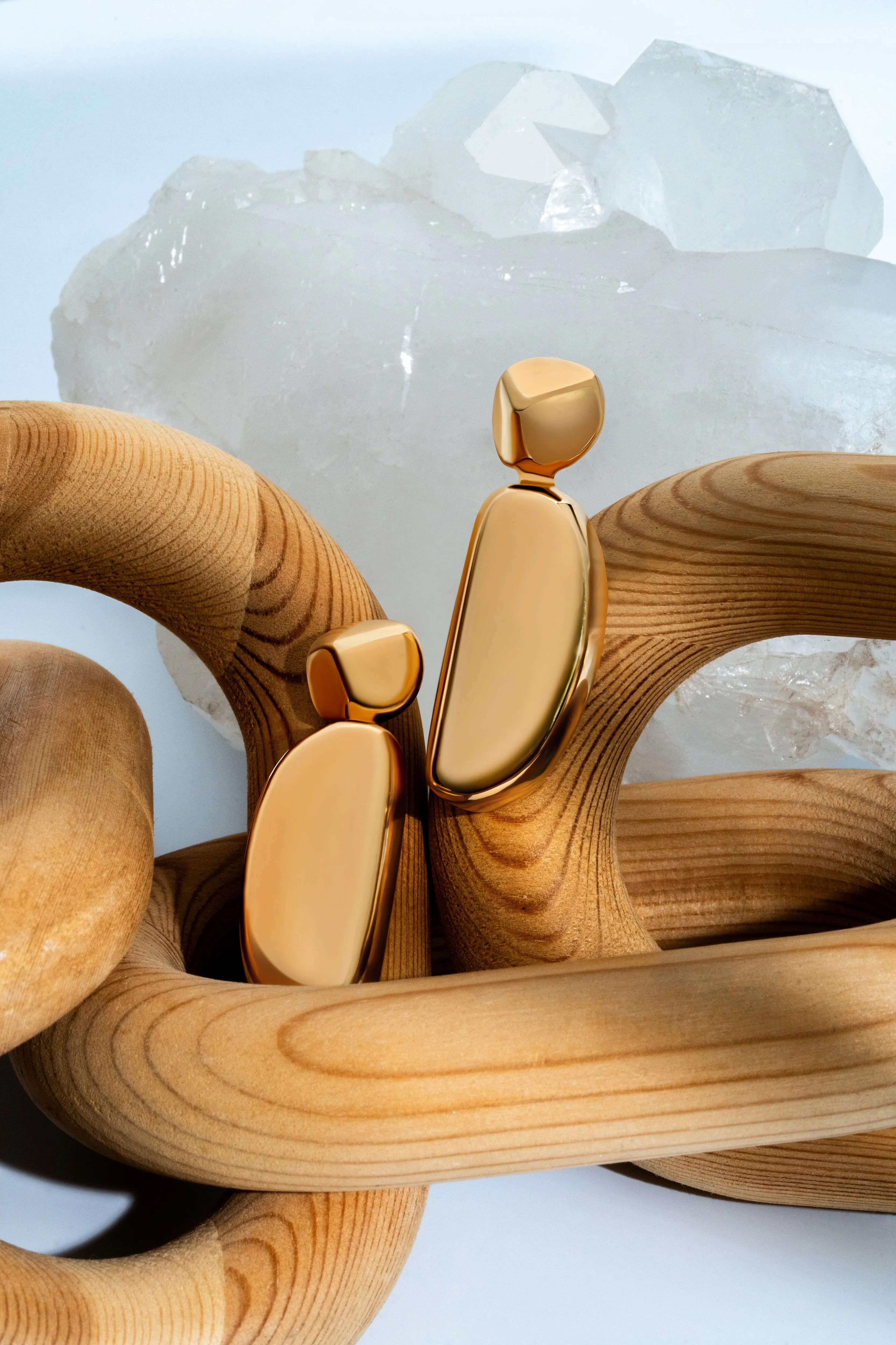 Denise Pacini - Chloe Gold Earrings sold by Jessie Boutique product image thumbnail 3