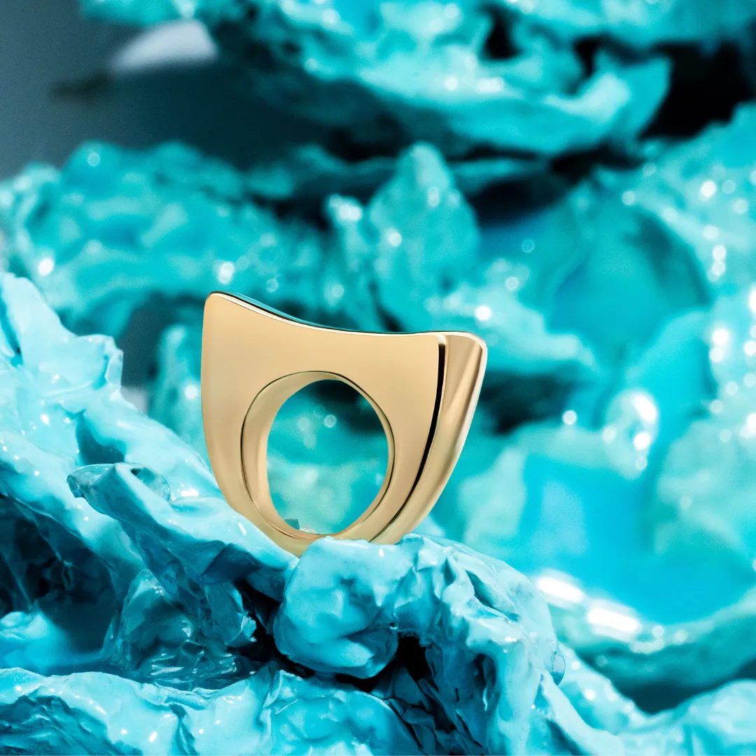 Denise Pacini - Caroline Gold Ring sold by Jessie Boutique product image thumbnail 3