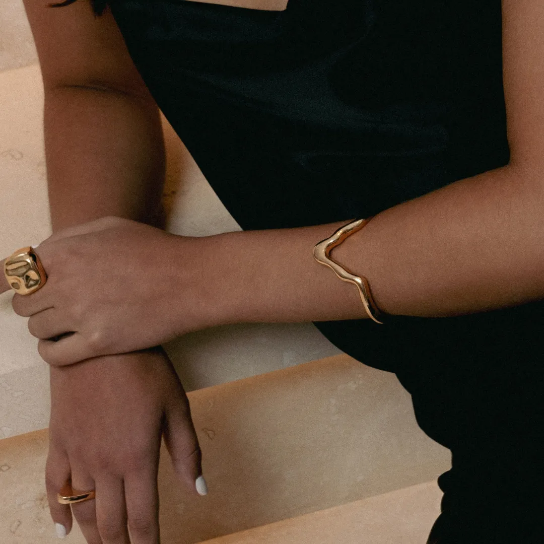 Denise Pacini - Danielle Gold Bracelet sold by Jessie Boutique product image thumbnail 2