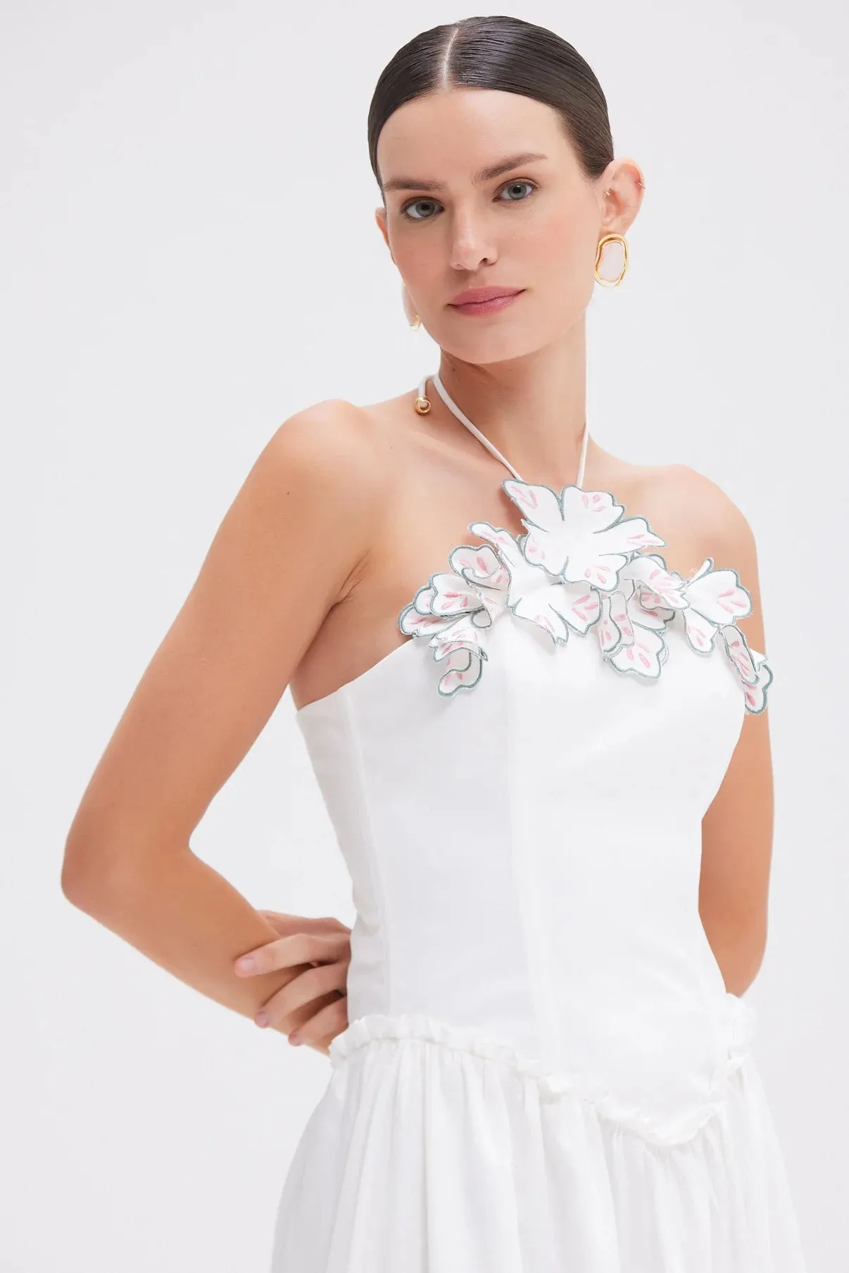 Patbo - Bruma Midi Dress - Off White sold by Jessie Boutique product image thumbnail 2