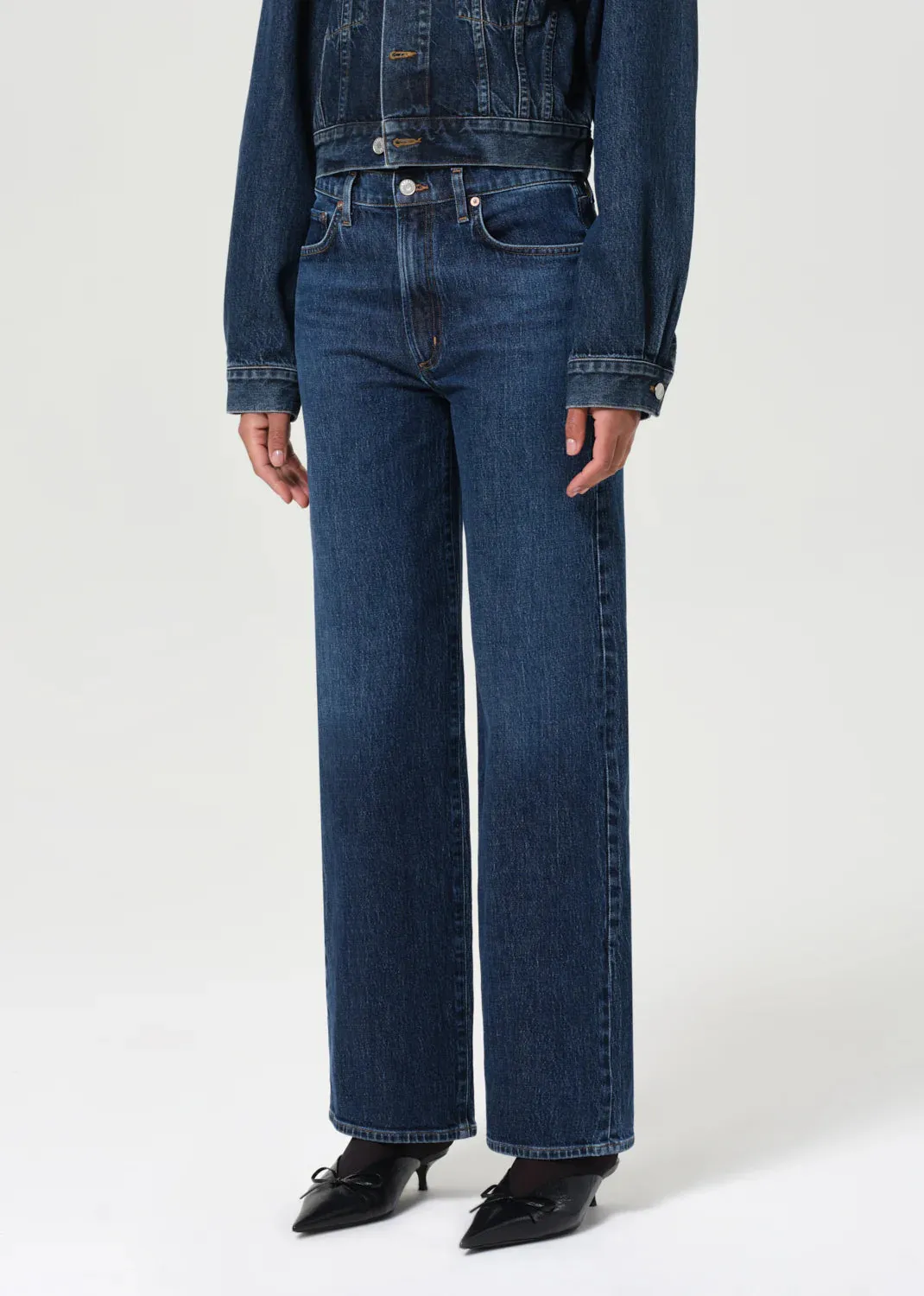 Agolde - Harper Straight Jean (Stretch) - Echo sold by Jessie Boutique product image thumbnail 4