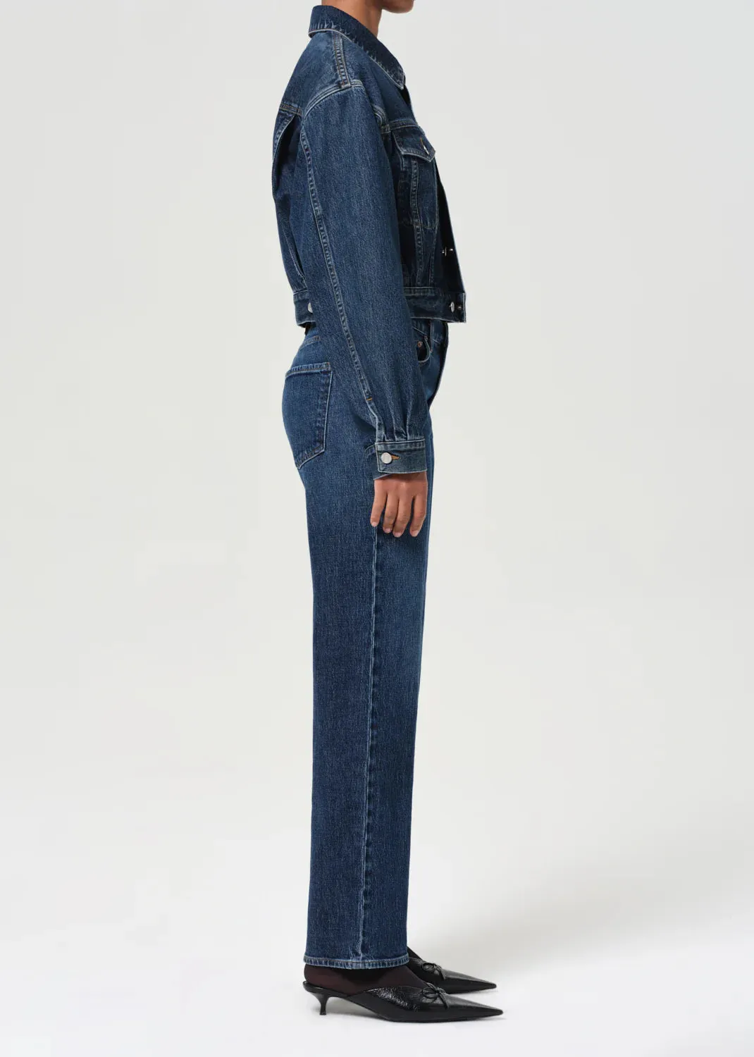 Agolde - Harper Straight Jean (Stretch) - Echo sold by Jessie Boutique product image thumbnail 3