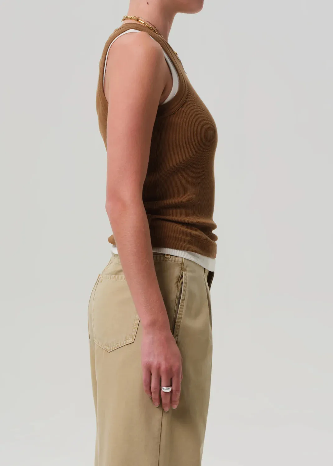 Citizens of Humanity - Isabel Rib Tank - Manuka sold by Jessie Boutique product image thumbnail 3