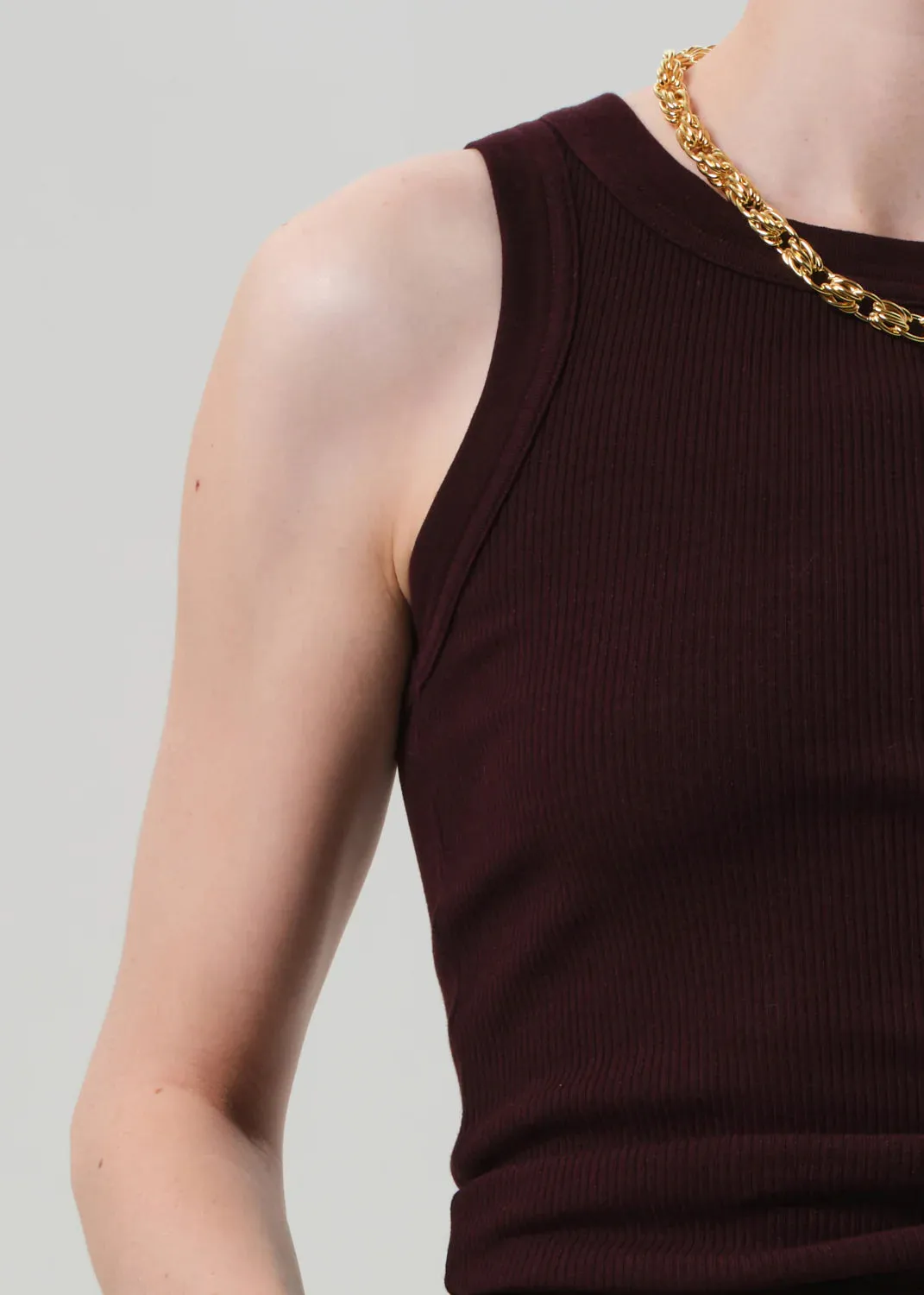 Citizens of Humanity - Isabel Rib Tank - Mahogany sold by Jessie Boutique product image thumbnail 4