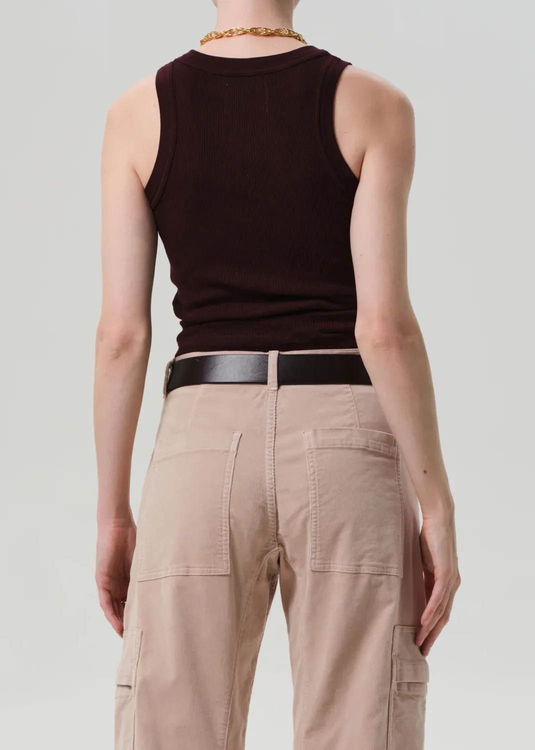 Citizens of Humanity - Isabel Rib Tank - Mahogany sold by Jessie Boutique product image thumbnail 2