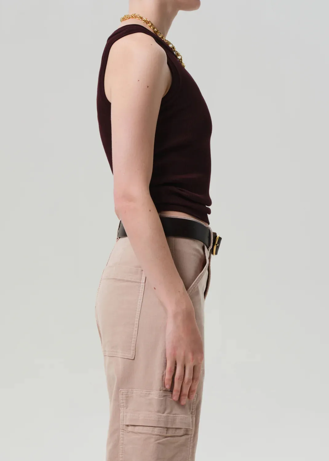 Citizens of Humanity - Isabel Rib Tank - Mahogany sold by Jessie Boutique product image thumbnail 3