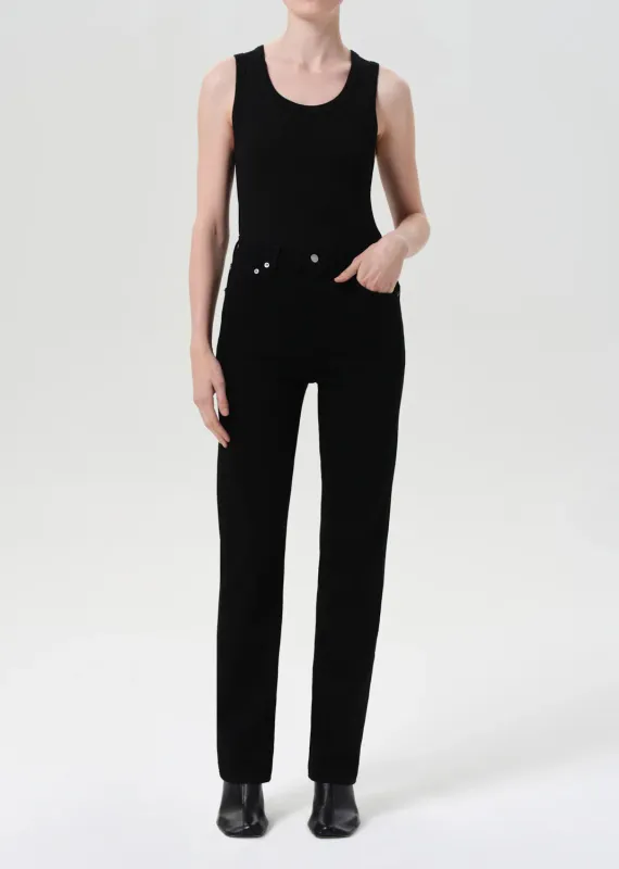 Agolde - 90's Pinch Waist High Rise Straight Long (Comfort Stretch) - Cover sold by Jessie Boutique