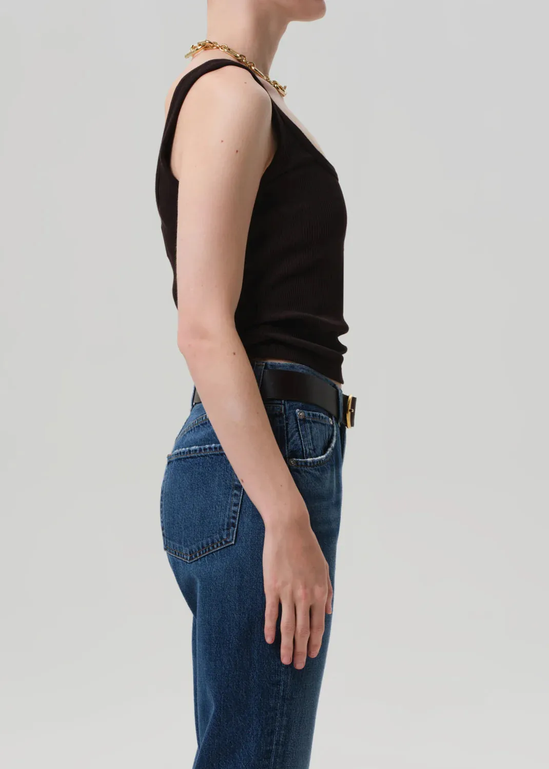 Citizens of Humanity - Faye Tank - Chocolate sold by Jessie Boutique product image thumbnail 2