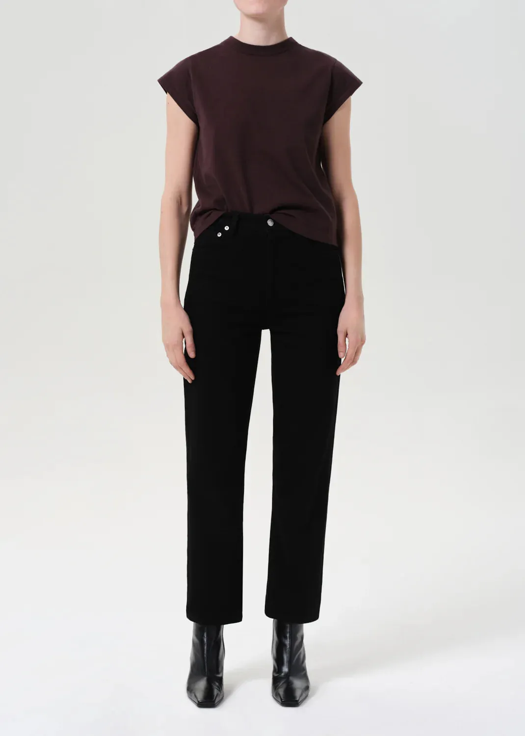 Agolde - 90's Pinch Waist Crop (Comfort Stretch) - Cover sold by Jessie Boutique