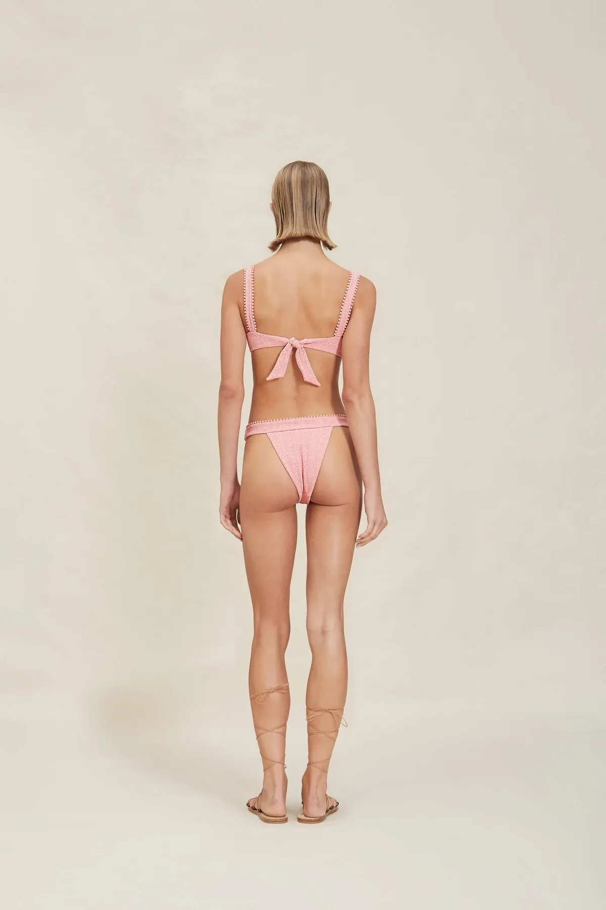Devon Windsor - Pia Bottom - Pink Tweed sold by Jessie Boutique product image thumbnail 3