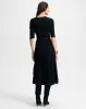 Veronica Beard - Elthea Belted Midi Dress - Black sold by Jessie Boutique