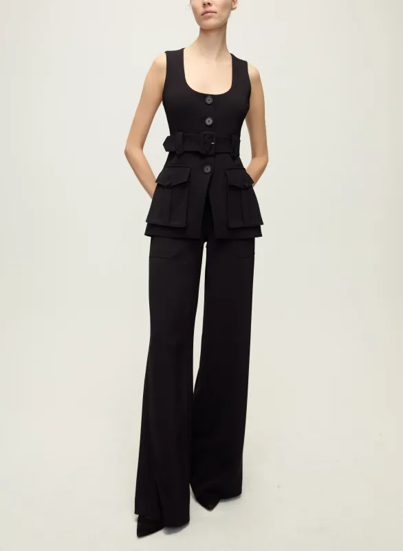 Veronica Beard - Becker Vest - Black sold by Jessie Boutique