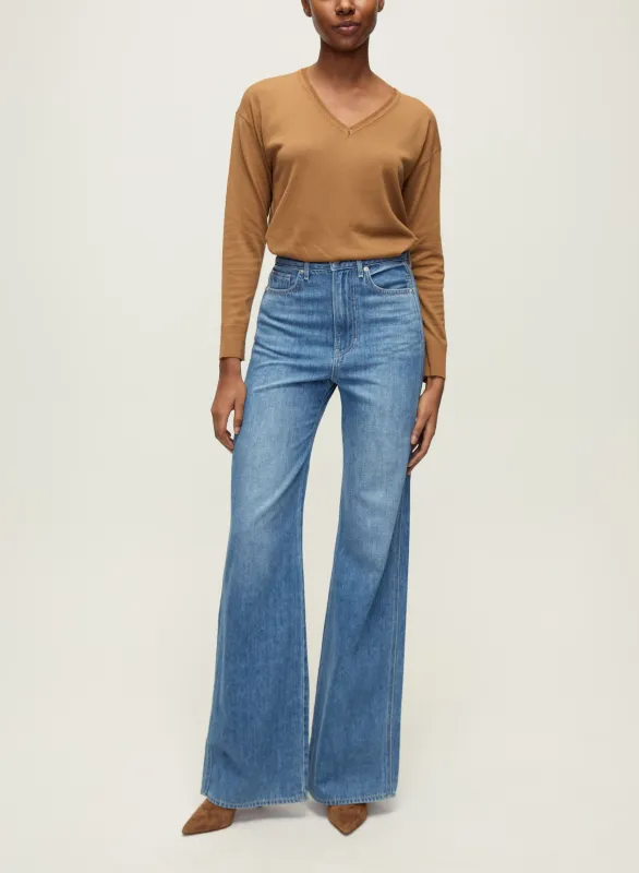 Veronica Beard - Taylor Wide-Leg Jean - French Kiss sold by Jessie Boutique