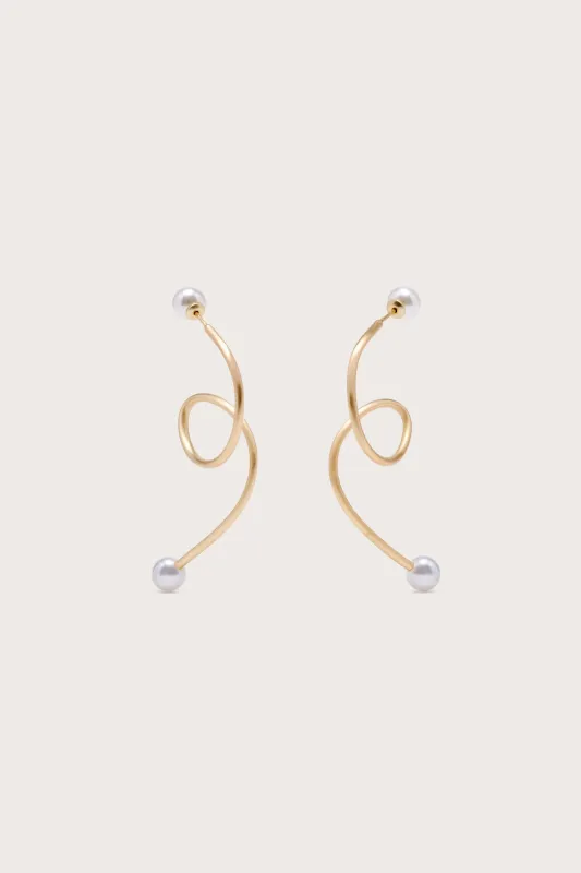 Cult Gaia - Tazia Earring - Pearl sold by Jessie Boutique