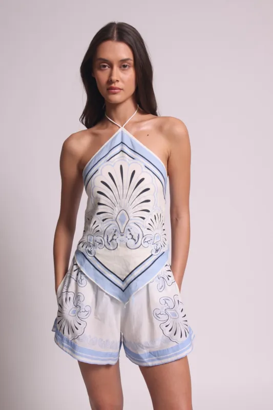 Shani Shemer - Rosa Top - Blue Sky sold by Jessie Boutique