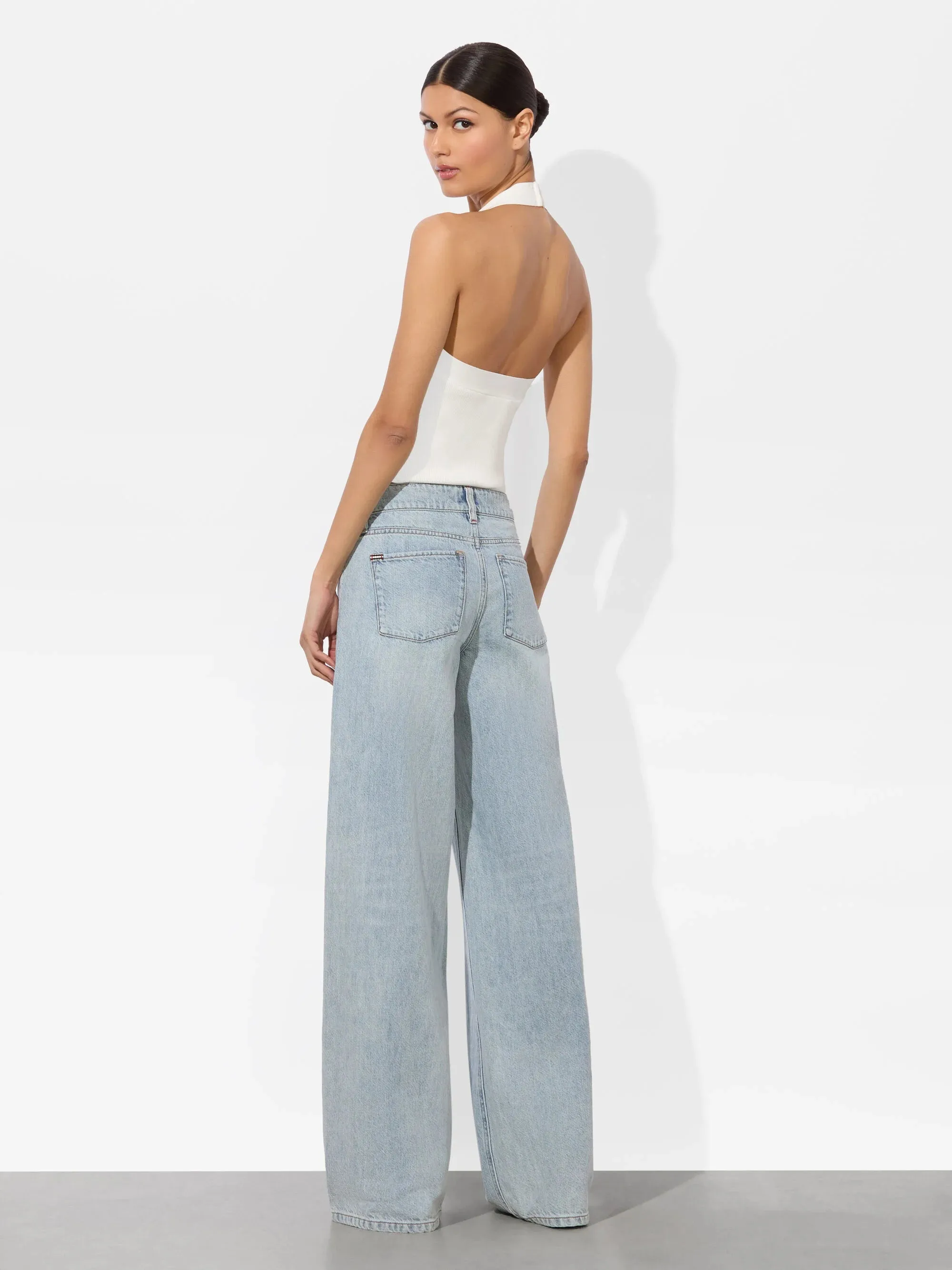 Alice + Olivia - Amazing Denim Jean - Rockstar Blue sold by Jessie Boutique product image thumbnail 4