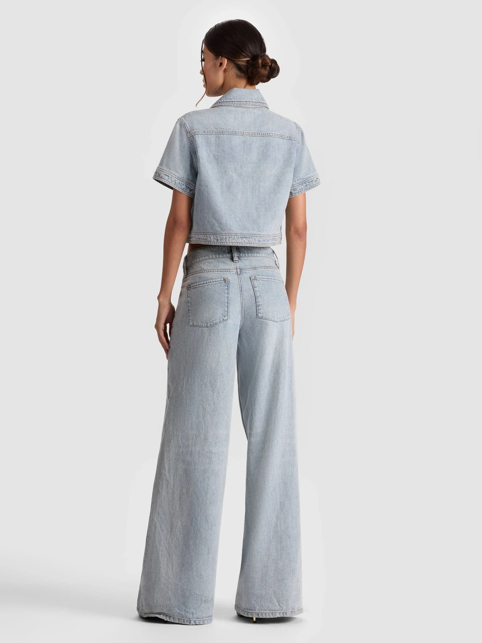 Alice + Olivia - Tesha Denim Top - Rockstar Blue sold by Jessie Boutique product image thumbnail 2