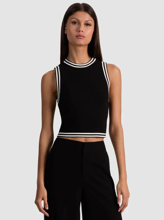 Alice + Olivia - Amity Tank - Black sold by Jessie Boutique