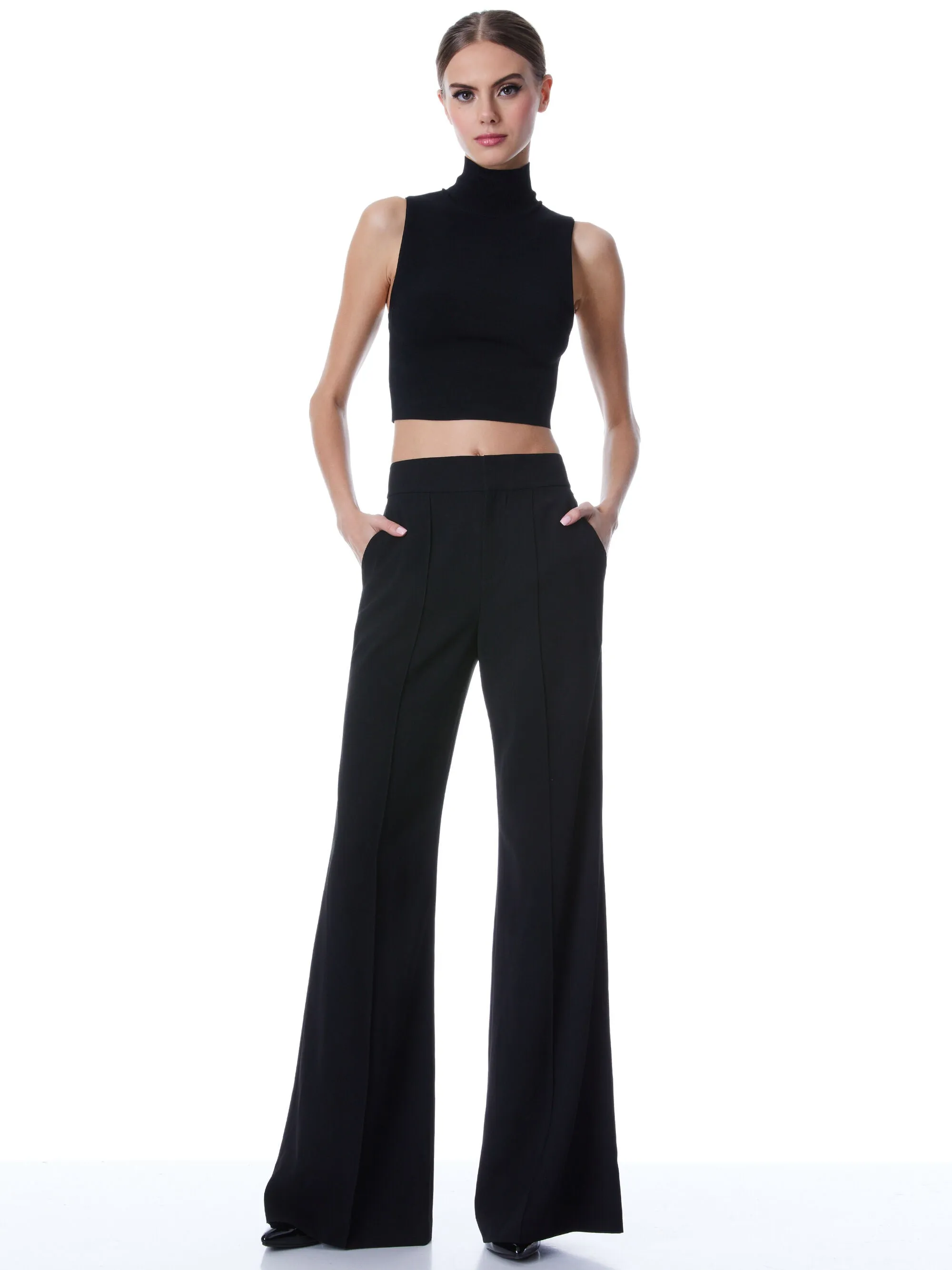 Alice + Olivia - Dylan Pant - Black sold by Jessie Boutique