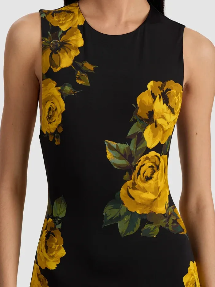 Alice + Olivia - Delora Open Back Maxi Dress - Rosehips sold by Jessie Boutique product image thumbnail 2