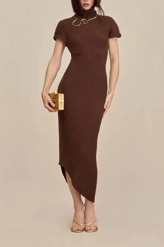 Cult Gaia - Chrysta Knit Dress - Java sold by Jessie Boutique