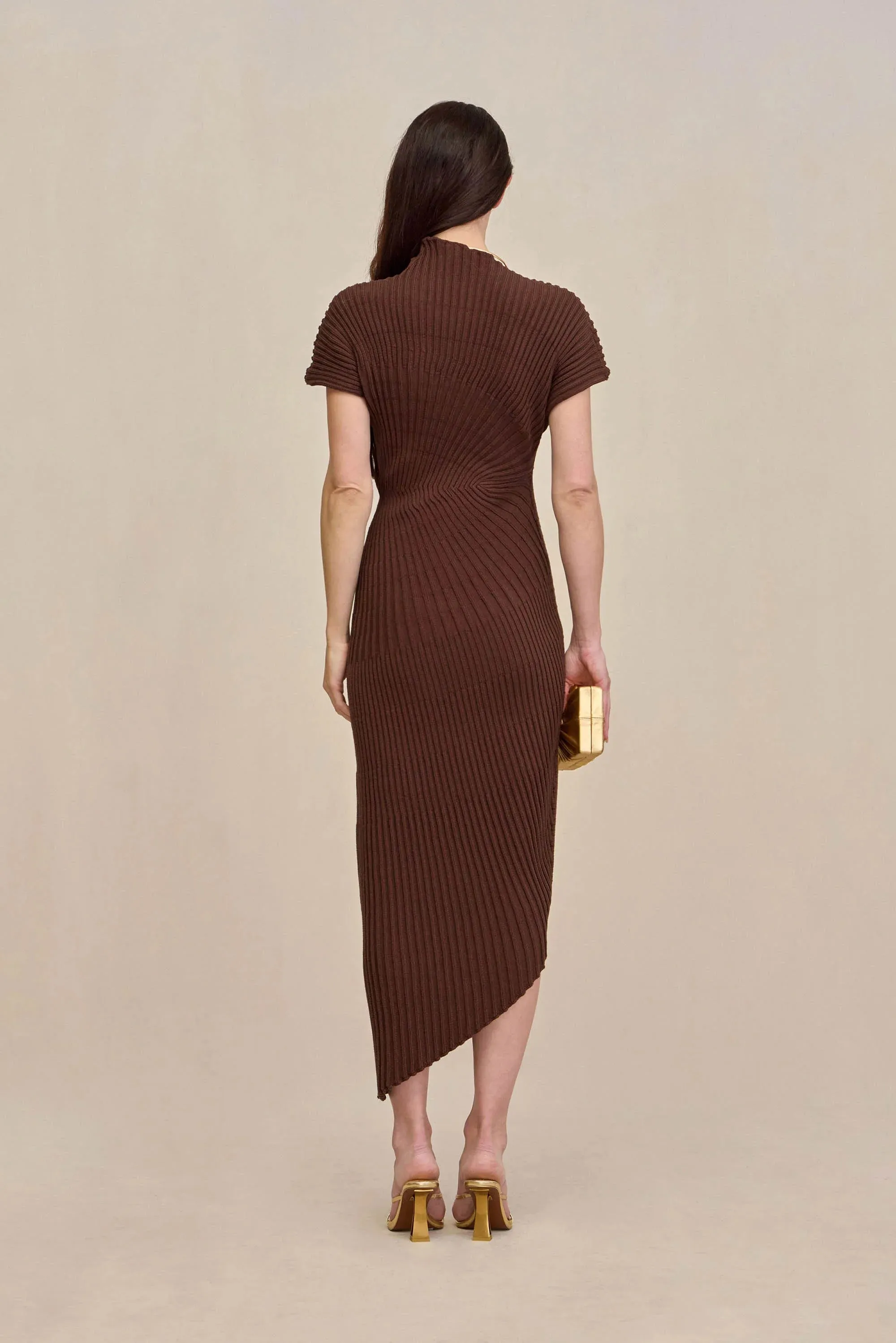 Cult Gaia - Chrysta Knit Dress - Java sold by Jessie Boutique product image thumbnail 4