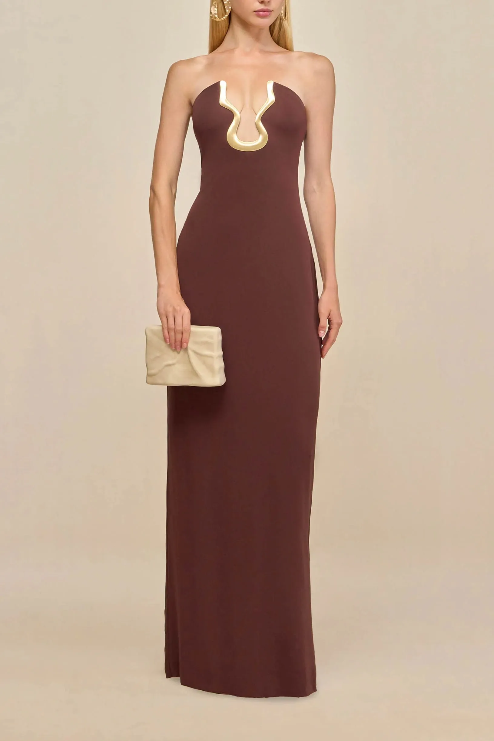 Cult Gaia - Abril Gown - Java sold by Jessie Boutique