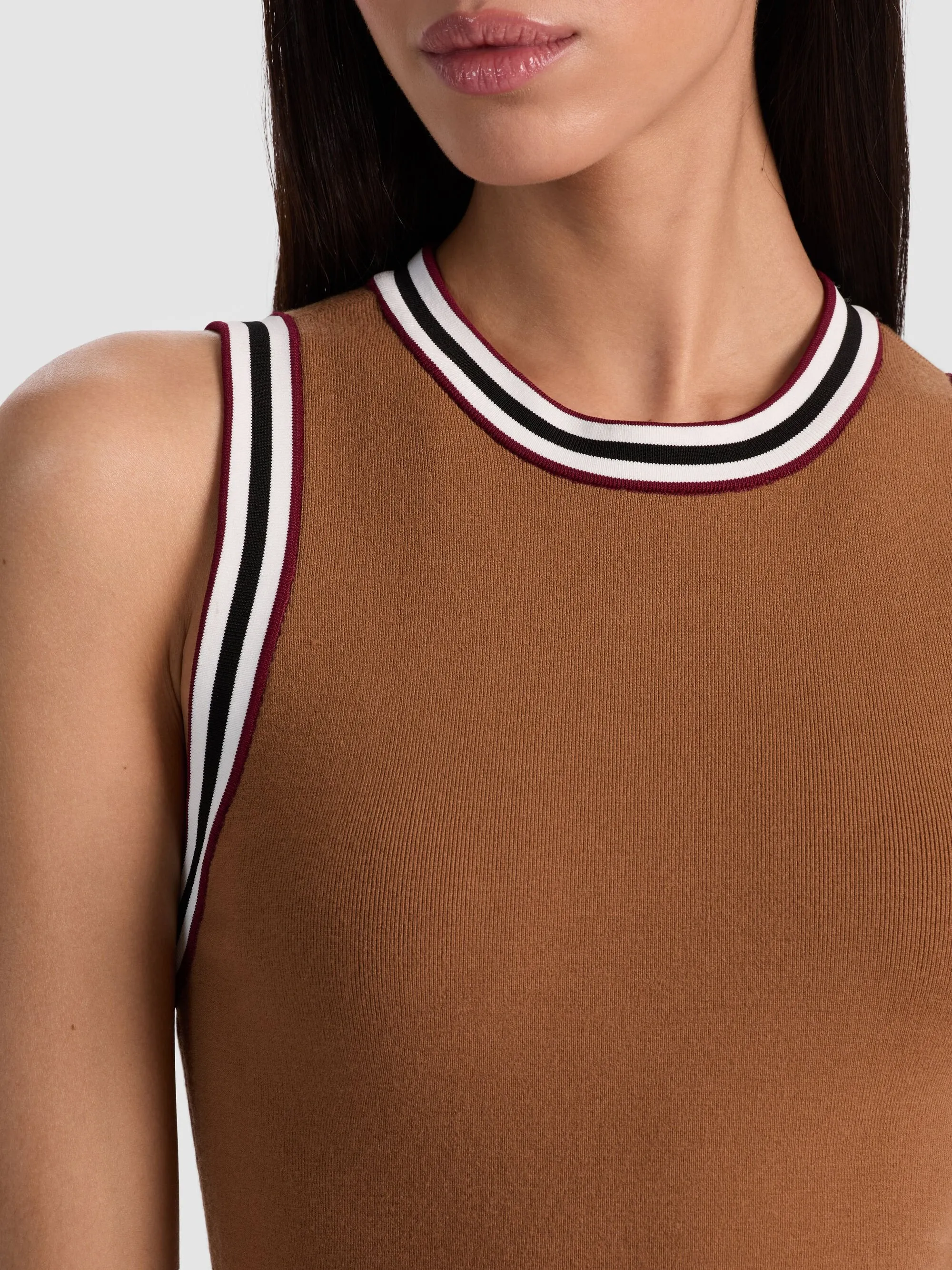 Alice + Olivia - Amity Tank - Tan Multi sold by Jessie Boutique product image thumbnail 3