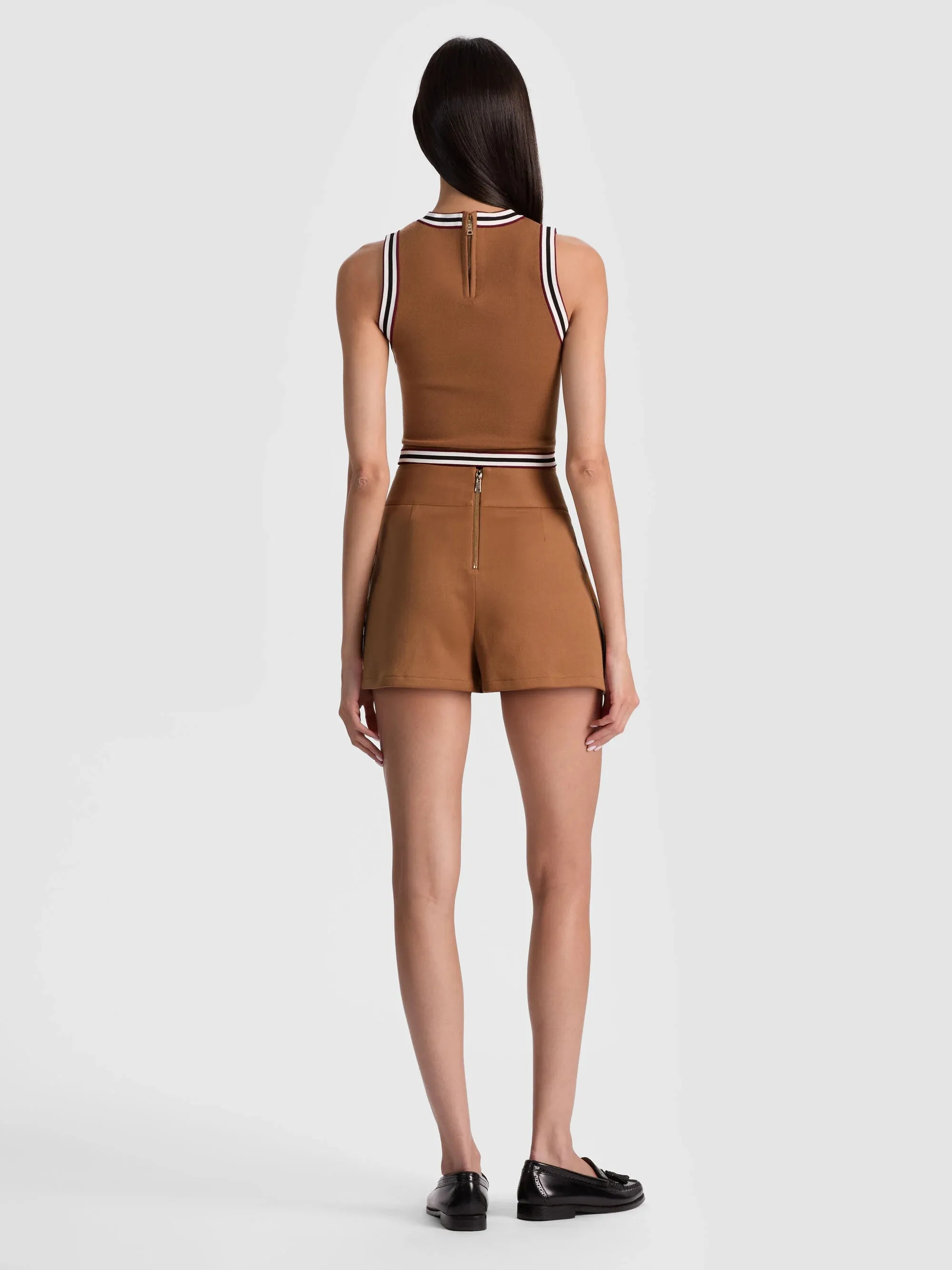 Alice + Olivia - Amity Tank - Tan Multi sold by Jessie Boutique product image thumbnail 2