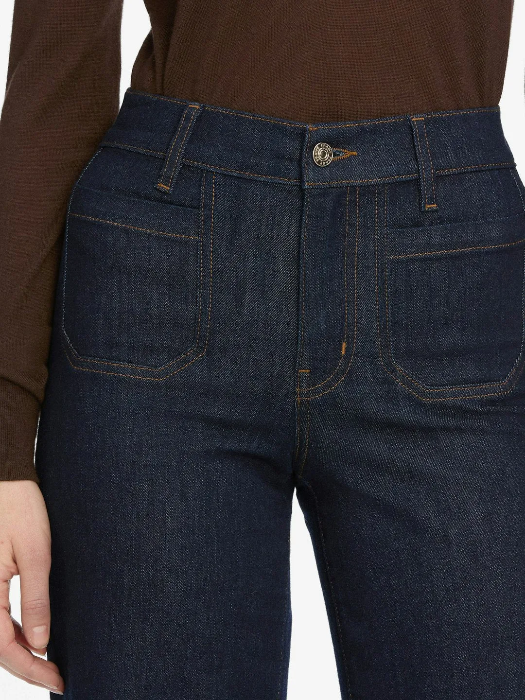 Frame - Le Slim Palazzo Modernist Pocket - Rinse sold by Jessie Boutique product image thumbnail 2