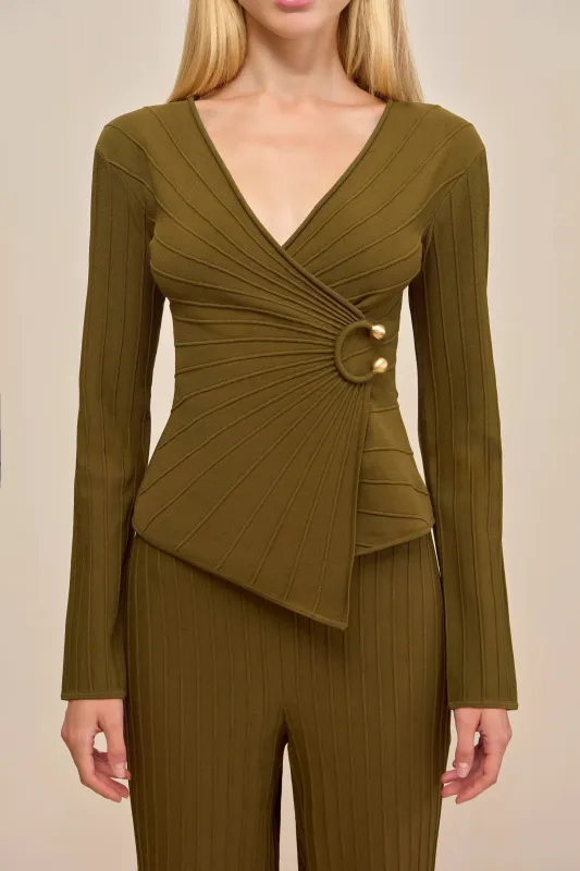 Cult Gaia - Collette Top - Rosemary sold by Jessie Boutique