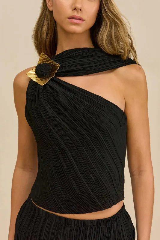 Cult Gaia - Moira Top - Black made by Cult Gaia