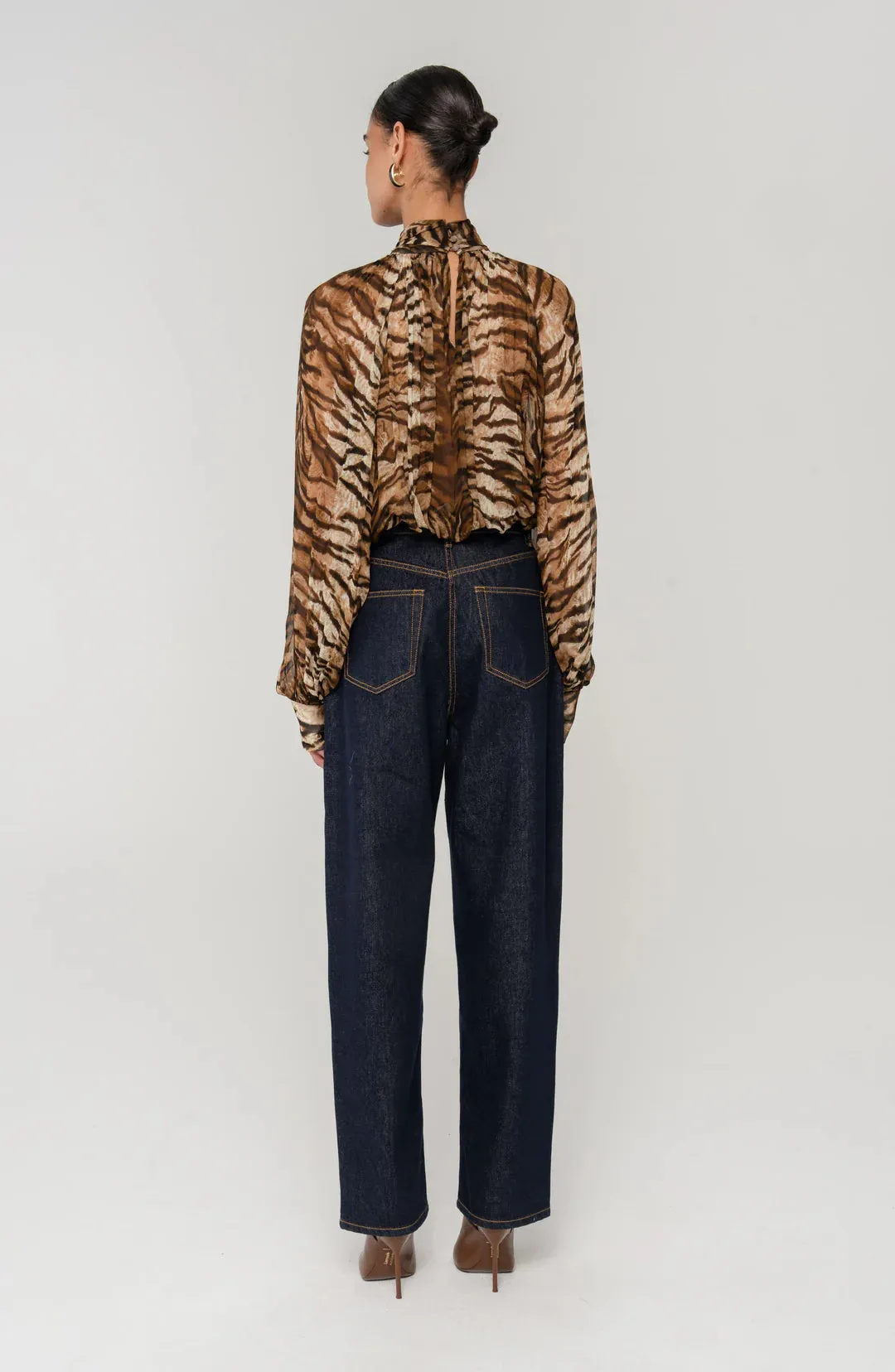 Ronny Kobo - Zenia Top - Tigers Eye sold by Jessie Boutique product image thumbnail 3