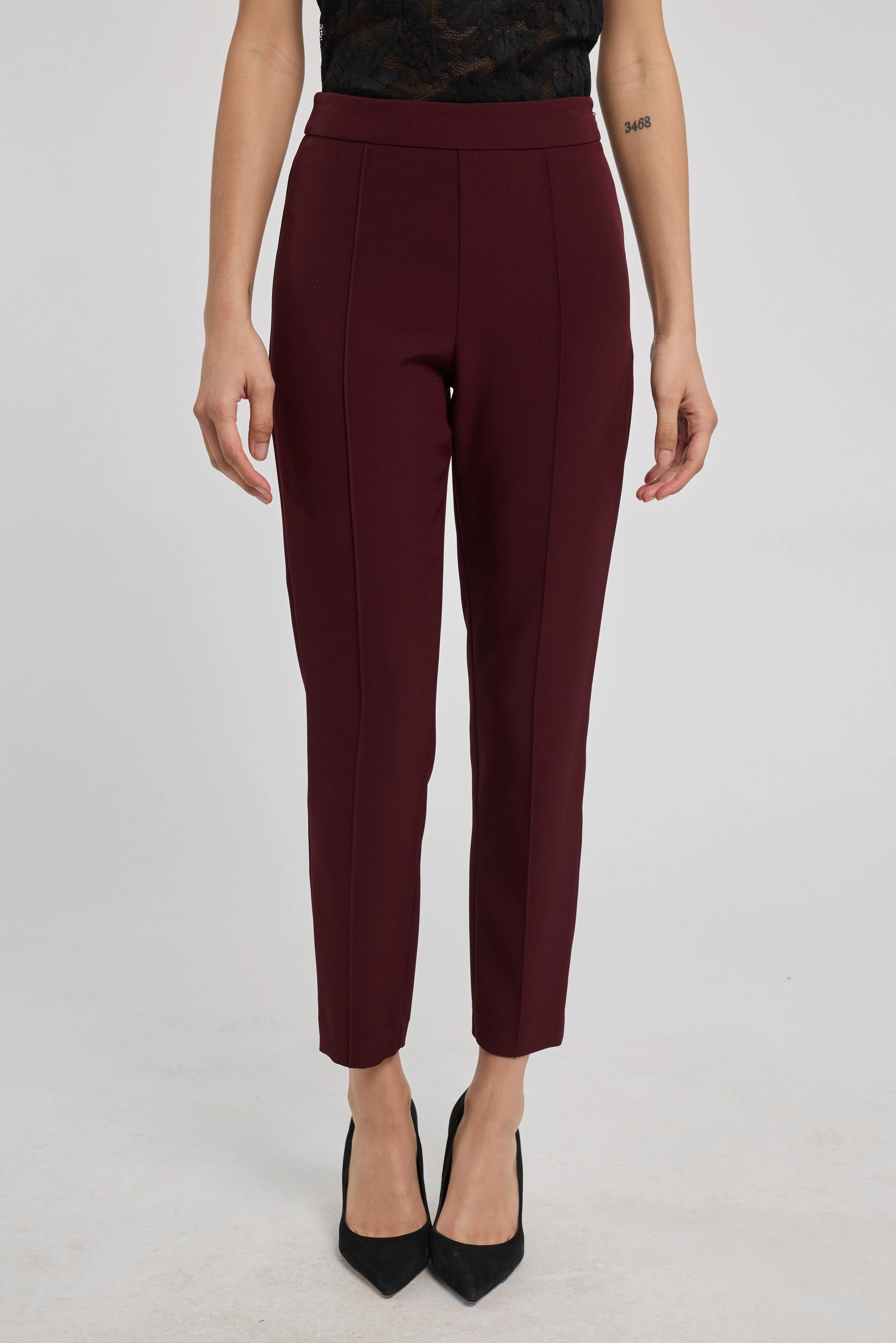 Generation Love - Lonny Crepe Pants - Malbec sold by Jessie Boutique