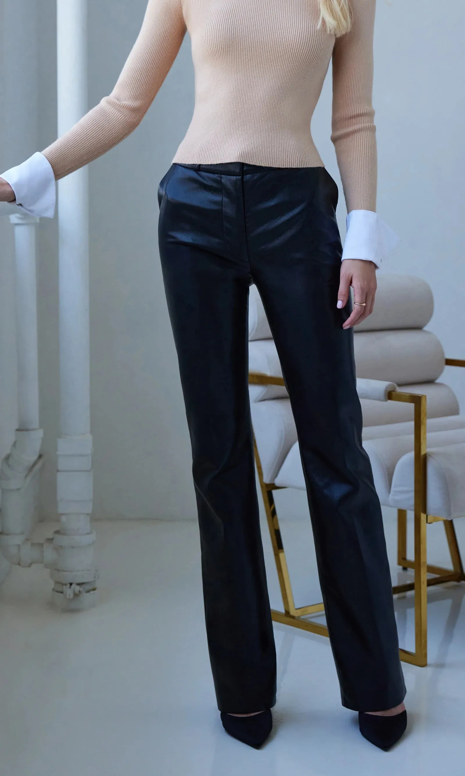 Generation Love - Lynette Vegan Leather Pants - Black sold by Jessie Boutique product image thumbnail 2
