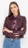 Generation Love - Lola Vegan Leather Jacket - Cabernet sold by Jessie Boutique