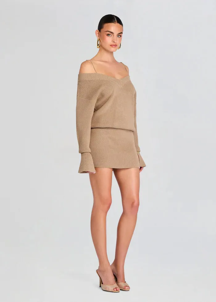 SER.O.YA - Barbara Mini Dress - Desert sold by Jessie Boutique product image thumbnail 3