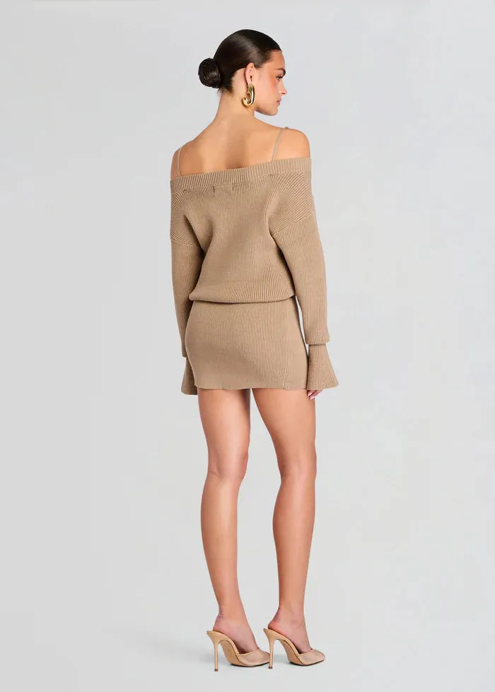 SER.O.YA - Barbara Mini Dress - Desert sold by Jessie Boutique product image thumbnail 4