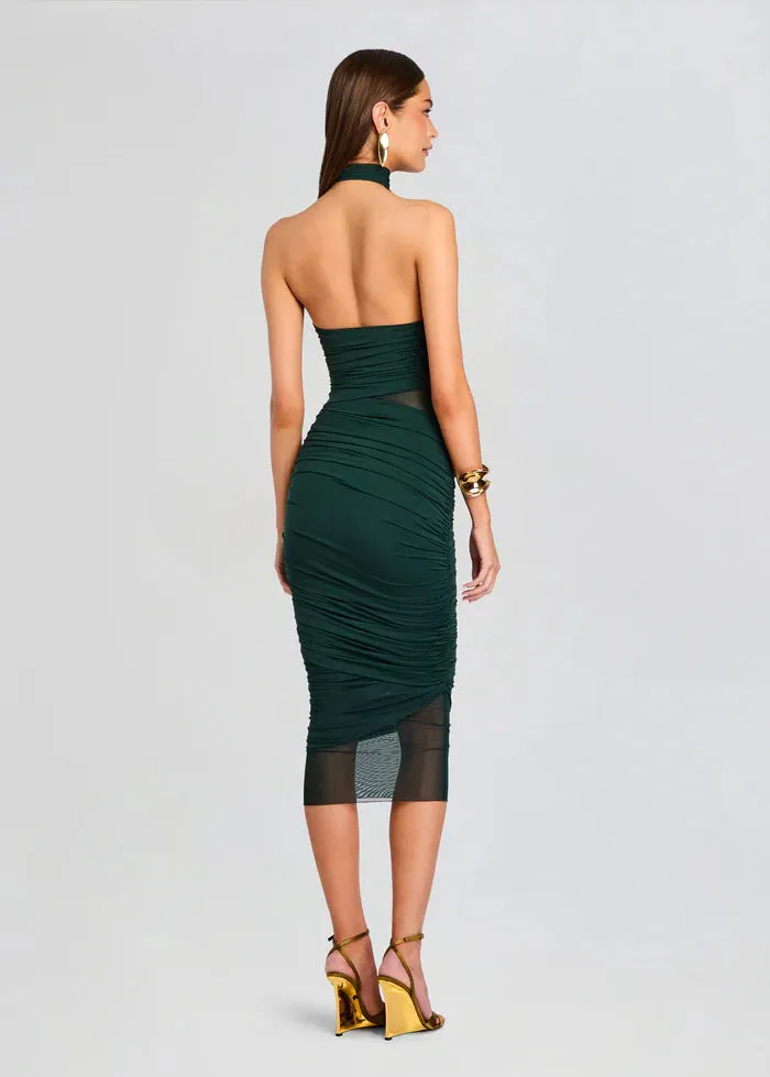 SER.O.YA - Esmee Midi Dress - Evergreen sold by Jessie Boutique product image thumbnail 4