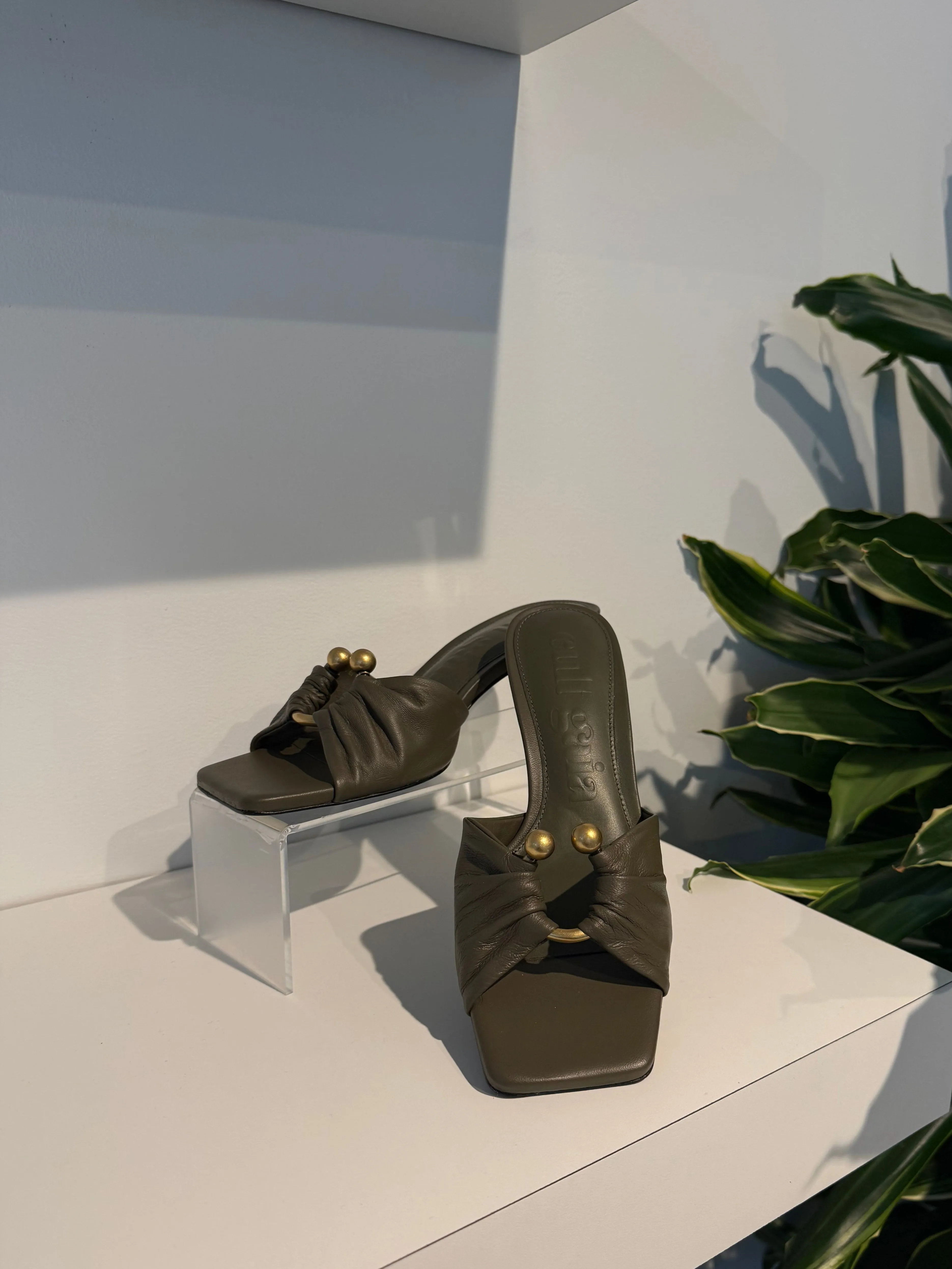 Cult Gaia - Adrian Sandal - Rosemary sold by Jessie Boutique