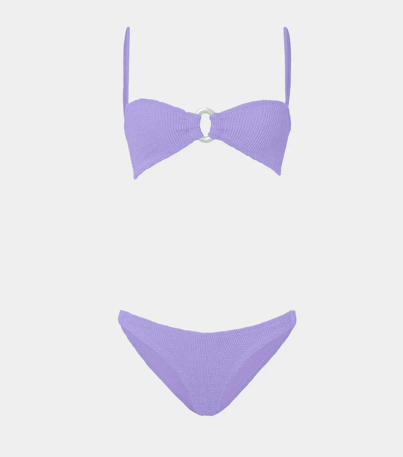 Hunza G - Misty Bikini With Pearly Hoop - Lilac sold by Jessie Boutique product image thumbnail 5