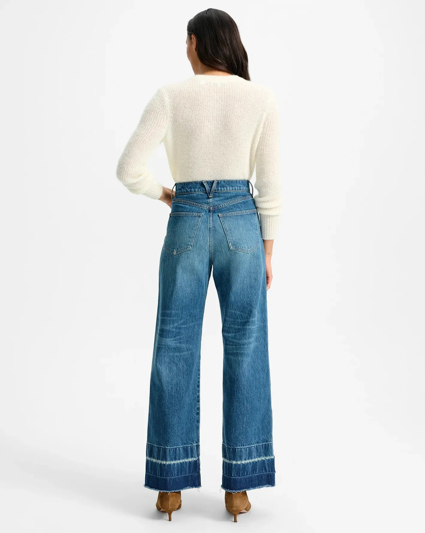 Veronica Beard - Taylor Wide-Leg Jean - City Blast sold by Jessie Boutique product image thumbnail 4