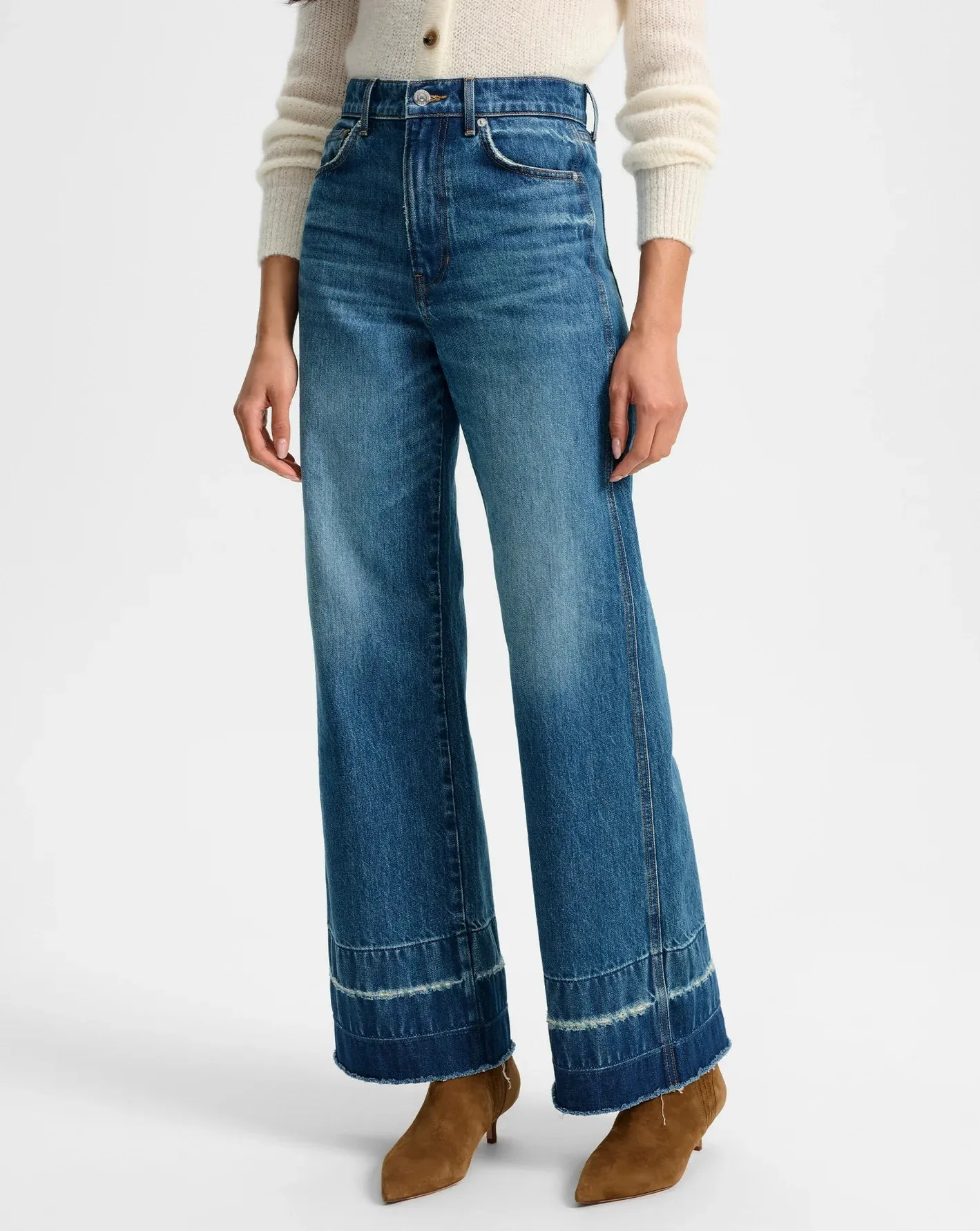 Veronica Beard - Taylor Wide-Leg Jean - City Blast sold by Jessie Boutique product image thumbnail 2